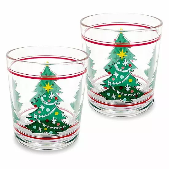 St. Nicholas Square® Trees 2-pc. Double Old-Fashioned Set 1 St. Nicholas Square® Trees 2-pc. Double Old-Fashioned Set