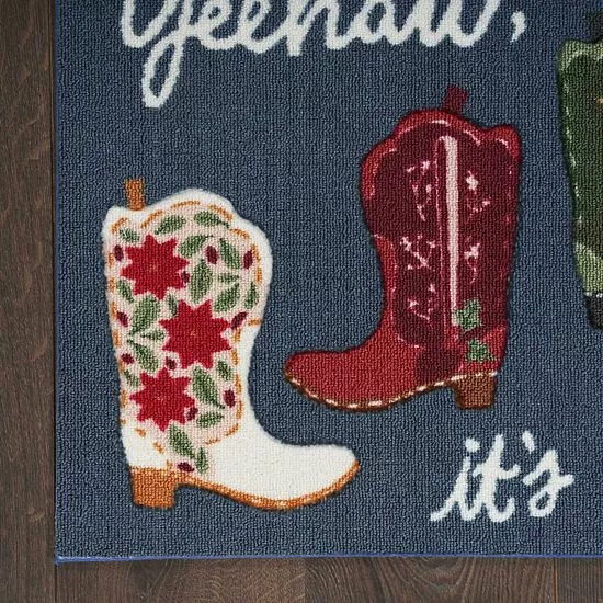 St. Nicholas Square® Yeehaw, It's Christmas Holiday 19.5'' X 30'' Accent Rug 3 St. Nicholas Square® Yeehaw, It's Christmas Holiday 19.5'' X 30'' Accent Rug - Image 3