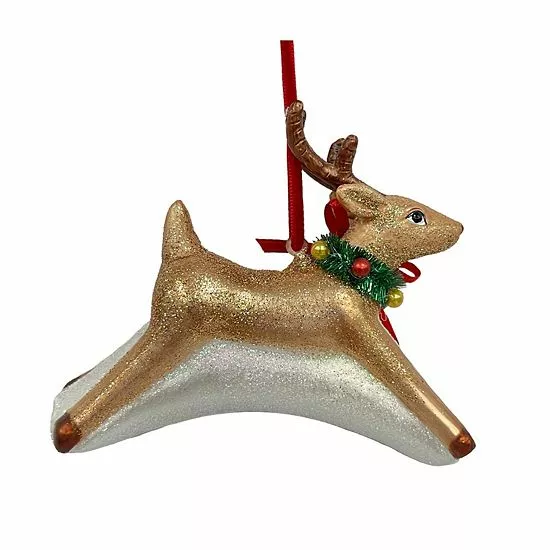 St. Nicholas Square® Leaping Deer Christmas Ornament 2 St. Nicholas Square® Leaping Deer Christmas Ornament - Image 2