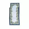 St. Nicholas Square® Long Winter Floral Border Table Runner - 72"