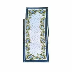 St. Nicholas Square® Long Winter Floral Border Table Runner - 72"