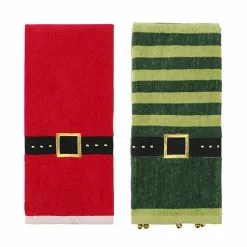 St. Nicholas Square® Holiday Season Hand Towel 2-pack Set Green Hats -St. Nicholas Square Sales unnamed file 244