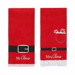 St. Nicholas Square® Holiday Season Hand Towel 2-pack Set Green Hats -St. Nicholas Square Sales unnamed file 245