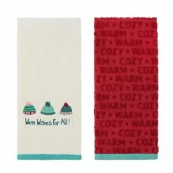 St. Nicholas Square® Holiday Season Hand Towel 2-pack Set Green Hats -St. Nicholas Square Sales unnamed file 247