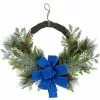 St. Nicholas Square® Asymmetrical Artificial Greenery Wreath
