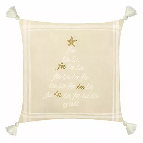 St. Nicholas Square® Fa La La Throw Pillow 1 St. Nicholas Square® Fa La La Throw Pillow