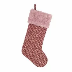 St. Nicholas Square® Memory Lane Pink Stocking