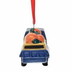 St. Nicholas Square® Ceramic Orange Truck Ornament -St. Nicholas Square Sales unnamed file 2682