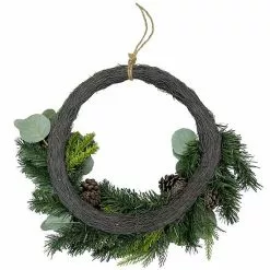 St. Nicholas Square® Asymmetrical Artificial Holly Berry Wreath -St. Nicholas Square Sales unnamed file 2686