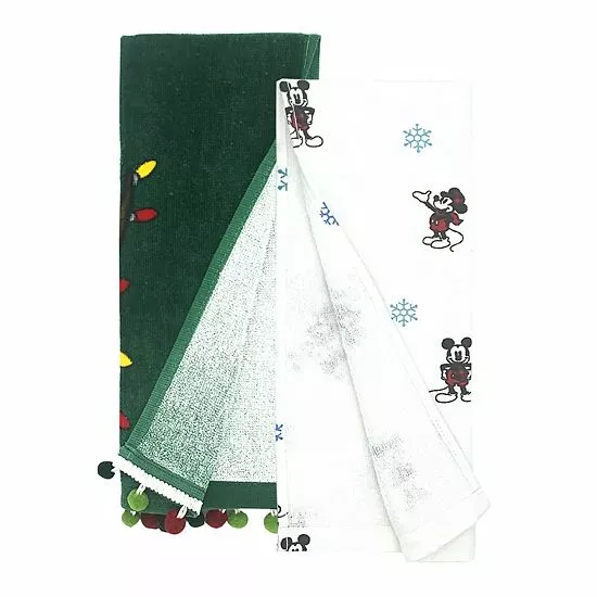 Disney's Mickey Mouse Antlers Kitchen Towel 2-pk. By St. Nicholas Square® 2 Disney's Mickey Mouse Antlers Kitchen Towel 2-pk. By St. Nicholas Square® - Image 2