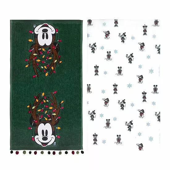 Disney's Mickey Mouse Antlers Kitchen Towel 2-pk. By St. Nicholas Square® 3 Disney's Mickey Mouse Antlers Kitchen Towel 2-pk. By St. Nicholas Square® - Image 3