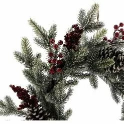 St. Nicholas Square® Flocked Artificial Pine Berry Wreath -St. Nicholas Square Sales unnamed file 323
