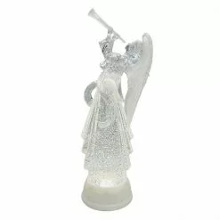 St. Nicholas Square® LED Shimmer Angel Spinning Water Christmas Table Decor