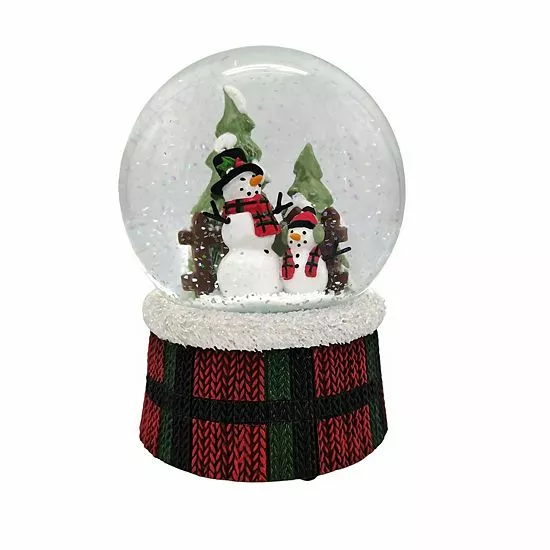 St. Nicholas Square® Snowman Musical Snow Globe Table Decor 2 St. Nicholas Square® Snowman Musical Snow Globe Table Decor - Image 2