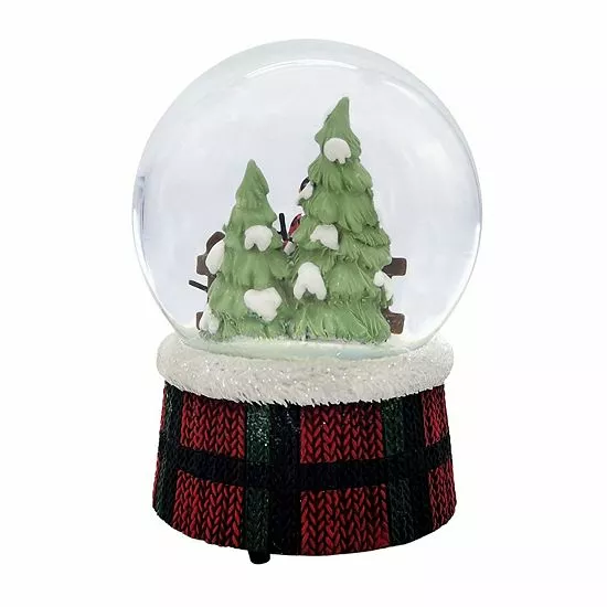 St. Nicholas Square® Snowman Musical Snow Globe Table Decor 3 St. Nicholas Square® Snowman Musical Snow Globe Table Decor - Image 3