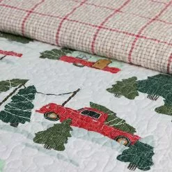 St. Nicholas Square® Holiday Trucks Printed Quilt Set With Shams -St. Nicholas Square Sales unnamed file 398