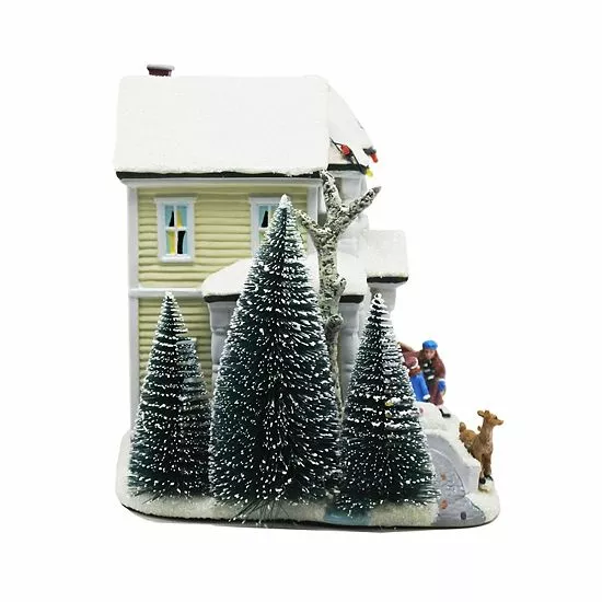 St. Nicholas Square® Village White Christmas House 5 St. Nicholas Square® Village White Christmas House - Image 5