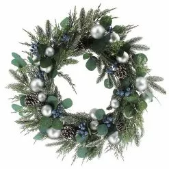 St. Nicholas Square® Artificial Juniper Berry Ornament Christmas Wreath