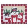 St. Nicholas Square® Yuletide Snowman Tapestry Placemat