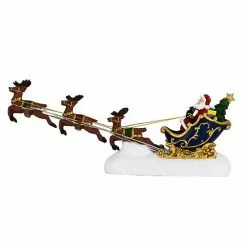 St. Nicholas Square® Village Santa And His Sleigh Fly Away -St. Nicholas Square Sales unnamed file 495