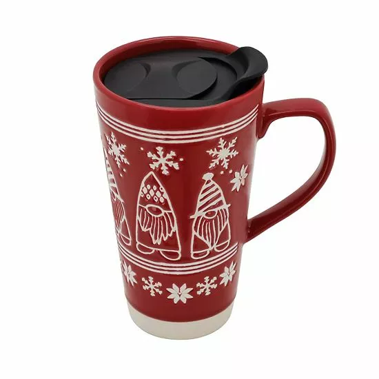 St. Nicholas Square® Gnomes Travel Mug 2 St. Nicholas Square® Gnomes Travel Mug - Image 2