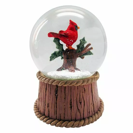 St. Nicholas Square® Cardinal Musical Snow Globe Table Decor 2 St. Nicholas Square® Cardinal Musical Snow Globe Table Decor - Image 2
