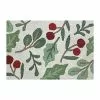 St. Nicholas Square® Holy Berry Hooked 20'' X 30'' Rug