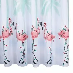 St. Nicholas Square® Coastal Palm Flamingo Shower Curtain -St. Nicholas Square Sales unnamed file 767