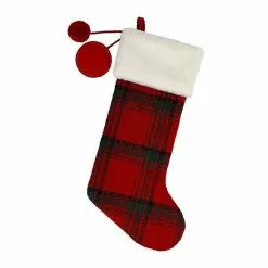 St. Nicholas Square® Plaid Monogram Christmas Stocking -St. Nicholas Square Sales unnamed file 780