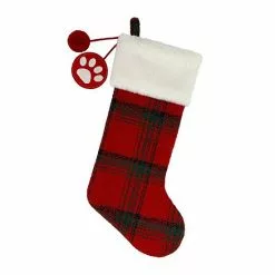 St. Nicholas Square® Plaid Monogram Christmas Stocking -St. Nicholas Square Sales unnamed file 782