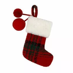 St. Nicholas Square® Mini Plaid Christmas Stocking Pet -St. Nicholas Square Sales unnamed file 791