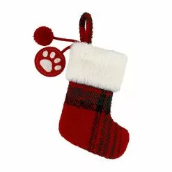 St. Nicholas Square® Mini Plaid Christmas Stocking Pet -St. Nicholas Square Sales unnamed file 792