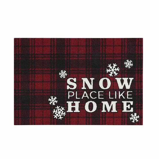 St. Nicholas Square® Snow Place Like Home Holiday 19.5'' X 30'' Accent Rug 1 St. Nicholas Square® Snow Place Like Home Holiday 19.5'' X 30'' Accent Rug