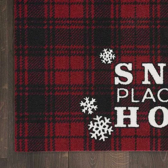 St. Nicholas Square® Snow Place Like Home Holiday 19.5'' X 30'' Accent Rug 3 St. Nicholas Square® Snow Place Like Home Holiday 19.5'' X 30'' Accent Rug - Image 3