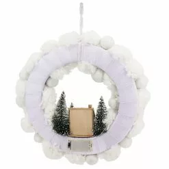 St. Nicholas Square® LED Pom Pom Wreath -St. Nicholas Square Sales unnamed file 845