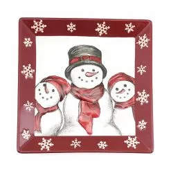 St. Nicholas Square® Yuletide Square Dinner Plate