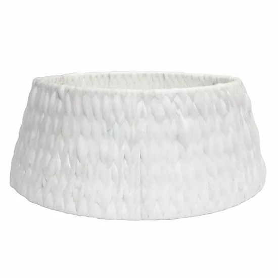 St. Nicholas Square® White Braided Tree Collar 2 St. Nicholas Square® White Braided Tree Collar - Image 2