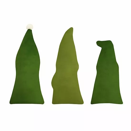 St. Nicholas Square® Shaped Gnome 3-pack Throw Pillow Set 2 St. Nicholas Square® Shaped Gnome 3-pack Throw Pillow Set - Image 2