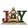 St. Nicholas Square® Carved Joy Nativity Christmas Table Decor