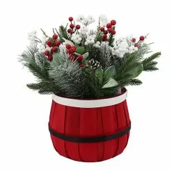 St. Nicholas Square® Santa Basket Artificial Branches Berries Table Decor -St. Nicholas Square Sales unnamed file 913