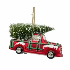 St. Nicholas Square® Plaid Truck Christmas Ornament