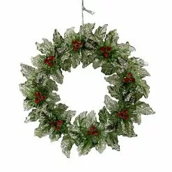 St. Nicholas Square® Glitter Wreath Christmas Ornament