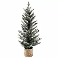 St. Nicholas Square® Artificial LED Flocked Tree Floor Decor