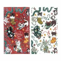 St. Nicholas Square® Meowy Catmas Cat Kitchen Towel 2-pk. -St. Nicholas Square Sales unnamed file 99